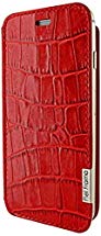 Piel Frama iPhone 6 / 6S FramaSlim Leather Case - Red Cowskin-Crocodile