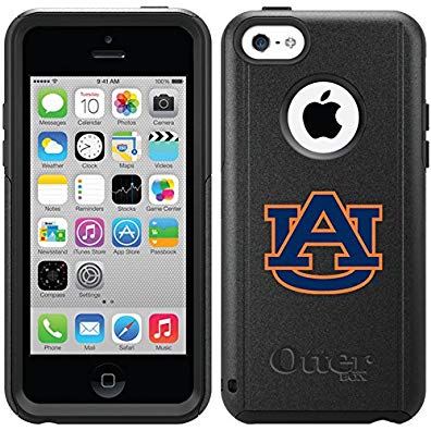 Coveroo Commuter Series Black Cell Phone Case for iPhone 5c - Retail Packaging - Auburn University AU
