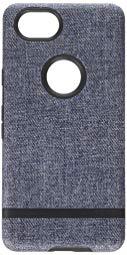 Incipio Carnaby Google Pixel 2 Case [Esquire Series] Co-Molded Design Ultra-Soft Cotton Finish Google Pixel 2 - Blue