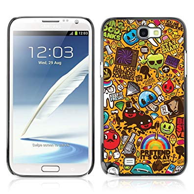 CelebrityCase Polycarbonate Hard Back Case Cover for Samsung Galaxy Note 2 II ( Abstract Pattern )