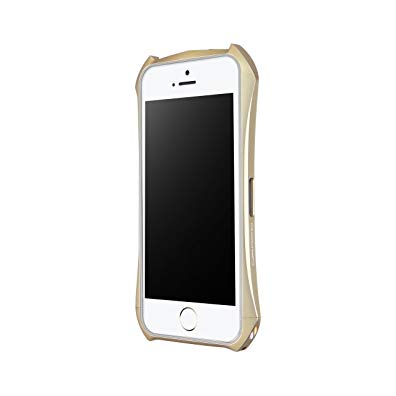 DRACO Design Elemento Aluminum Bumper Case for Apple iPhone SE/5S/5 - Champagne Gold
