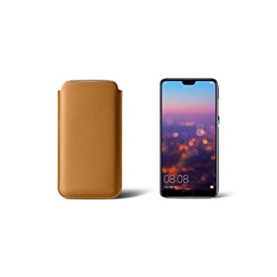 Lucrin - Huawei P20 Pro Sleeve - Natural - Smooth Leather