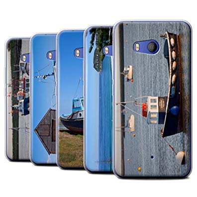 STUFF4 Gel TPU Phone Case / Cover for HTC U11 / Pack 16pcs / British Coast Collection