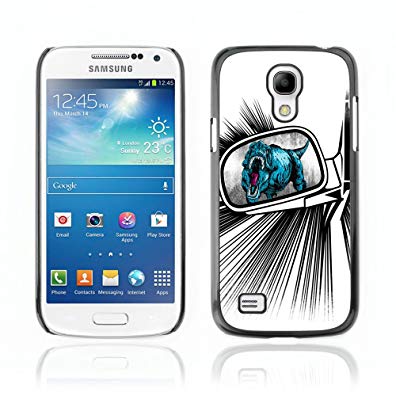 CelebrityCase Polycarbonate Hard Back Case Cover for Samsung Galaxy S4 MINI ( T-Rex Following )