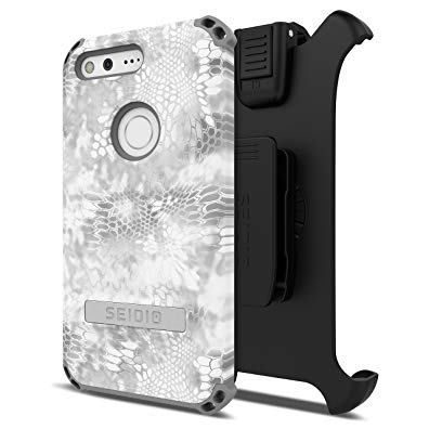 Seidio Dilex Kryptek Case with Kickstand and Holster Combo for Google Pixel - Yeti