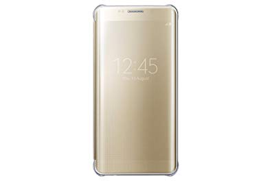 Samsung Galaxy S6 edge Plus Case S-View Clear Flip Cover - Gold