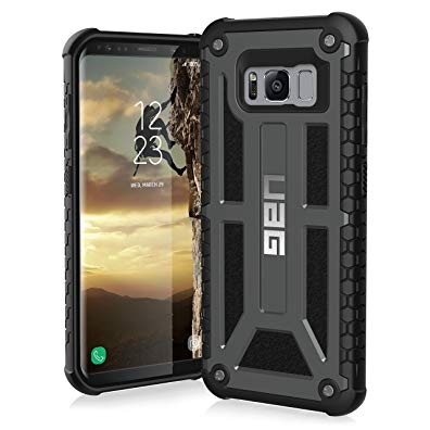 UAG Samsung Galaxy S8 [5.8-inch screen] Monarch Feather-Light Rugged [GRAPHITE] Military Drop Tested Phone Case