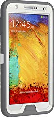 OtterBox Defender Series Case for Samsung Galaxy Note 3 - Retail Packaging - White/Gray
